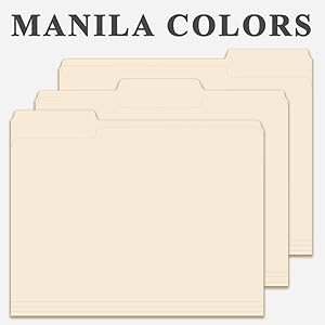 manilla folders 8.5 x 11