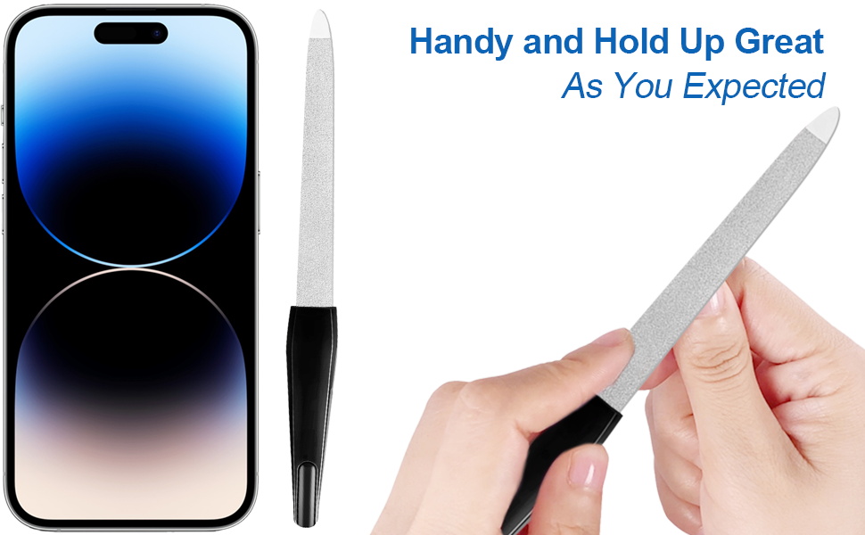 Metal nail file black