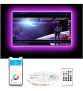 DAYBETTER Led Lights for TV 85Inch,20ft TV Led Backlight 85-100 Inch | USB Led Strip Lights with ...