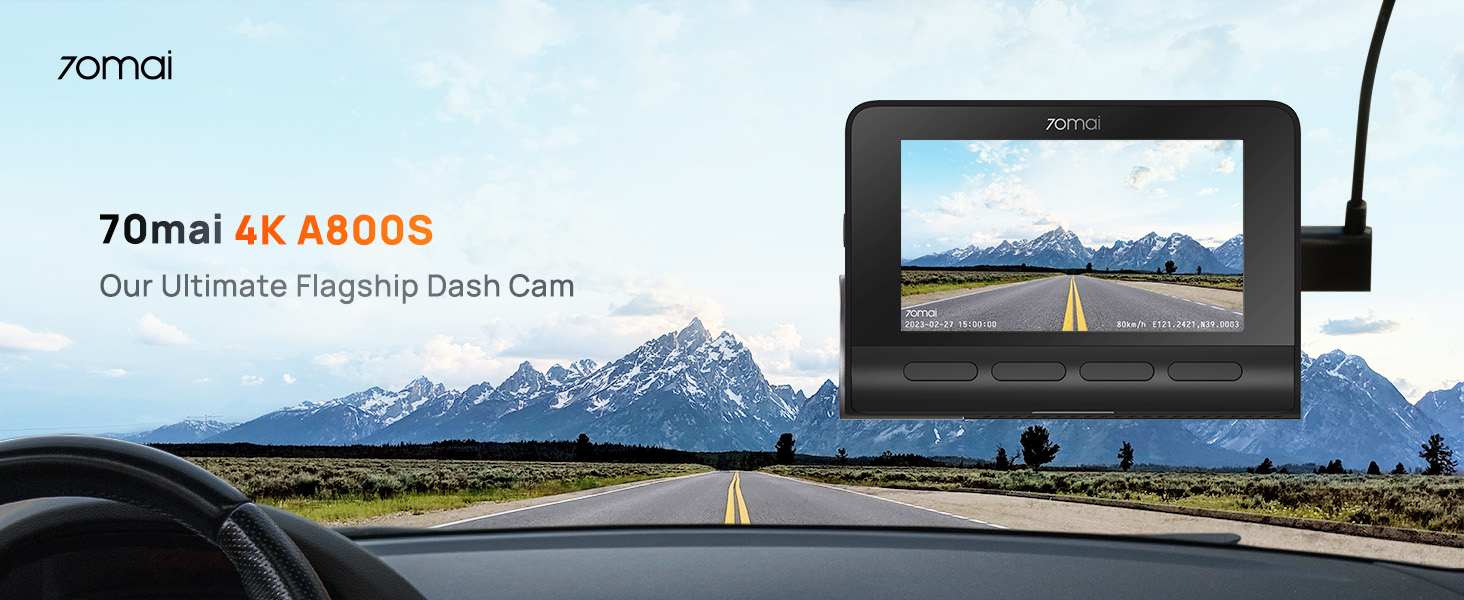 70mai 4K A800S Our Ultimate Flagship Dash Cam