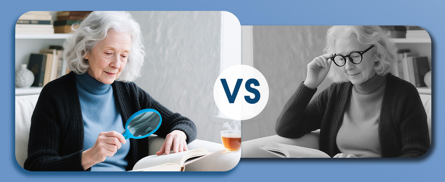 magnifying glass for reading