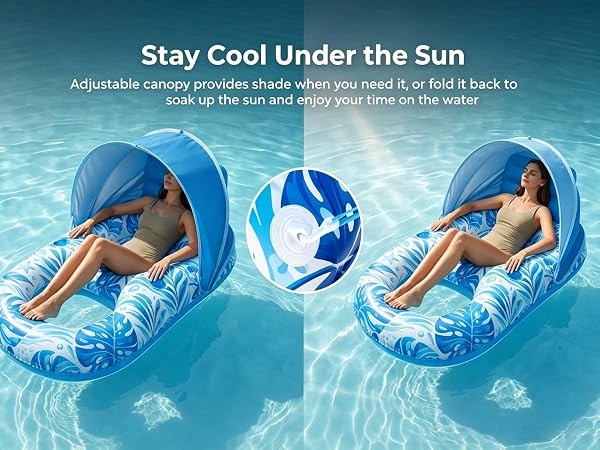 Pool Float with Canopy