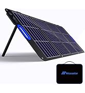 Nicesolar 100W Foldable Solar Panel Kit,100 Watt Portable Solar Panel Charger for Outdoor, USB PD...