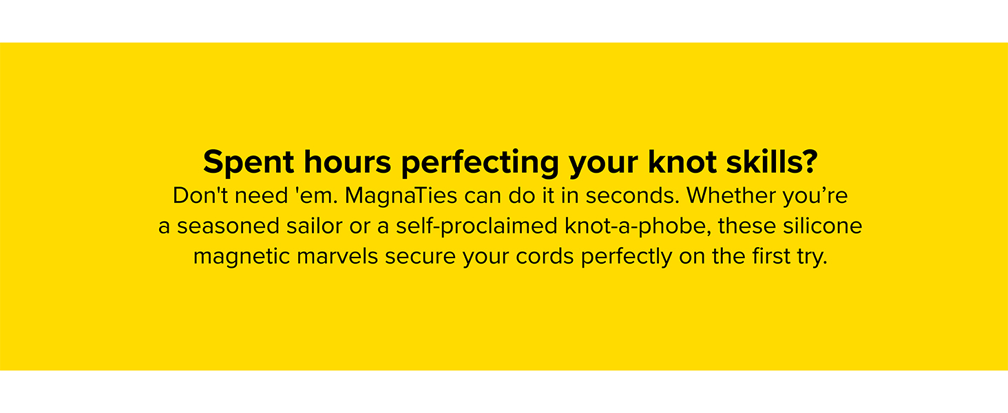 Magnetic zip ties that actually snap shut. No scissors, no knots, no regrets.