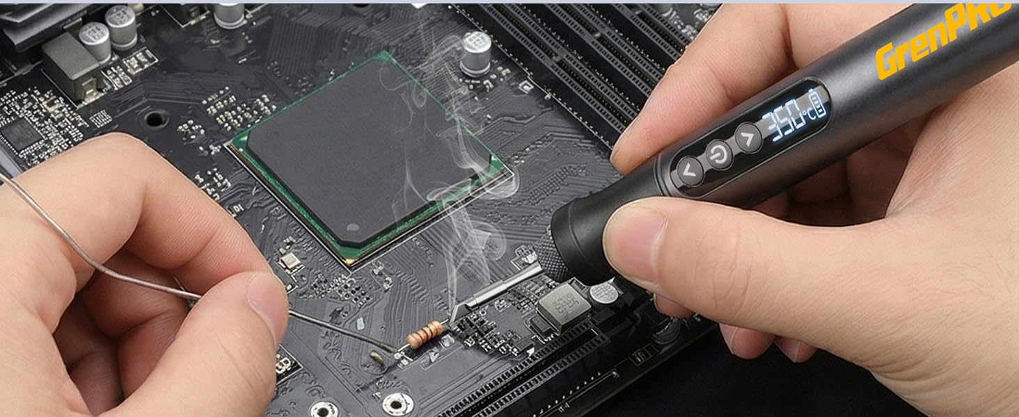 cordless soldering iron