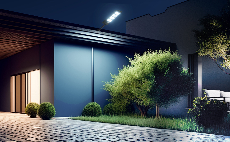 Waterproof solar flood lights suitable for streets, courtyards, backyards, and other locations