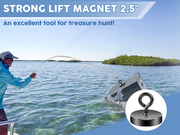 Neosmuk black fishing magnet 2.5inches