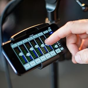 Master Fader SE is the main user interface for your DL16SE digital mixer.