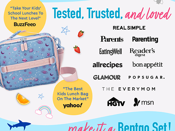 loved by parents tested trusted and loved bentgo kids lunch box in the press