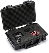 CASOMAN 11.5-Inch Black Compact Waterproof Storage Box, IP67 Waterproof &amp; Dustproof, Customizable...