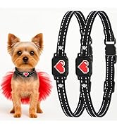 2 Pack Bark Collar for Small Dogs 5-15 lbs with Magnetic Charging – No Shock, 3 Beep &amp; Vibration ...