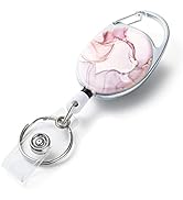 Badge Reels Retractable,Double Sided Color Print Pattern Retractable Badge Holders,with Retractab...