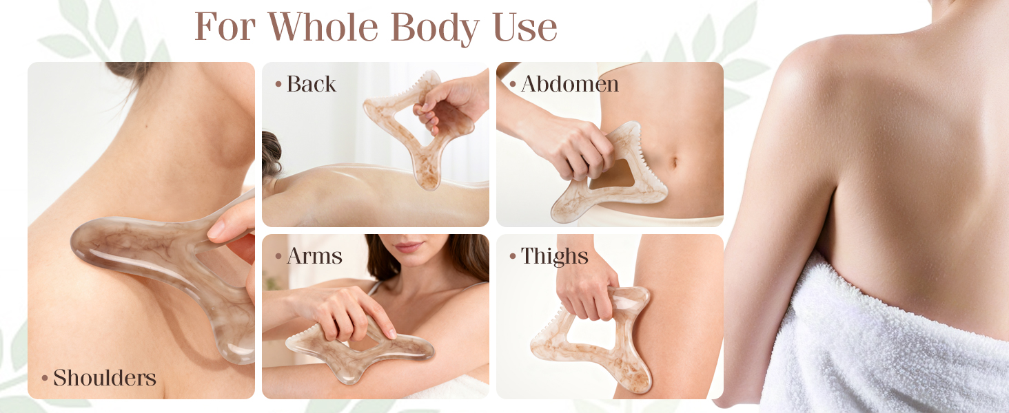 Body Gua Sha Tool lymphatic drainage tool cellulite massage tool