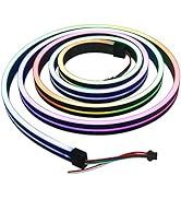 ALITOVE Neon Light Strip WS2811 Addressable RGB LED Strip Dream Color Rainbow Programmable Digita...