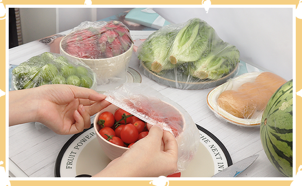 Plastic Bowl Covers Elastic
