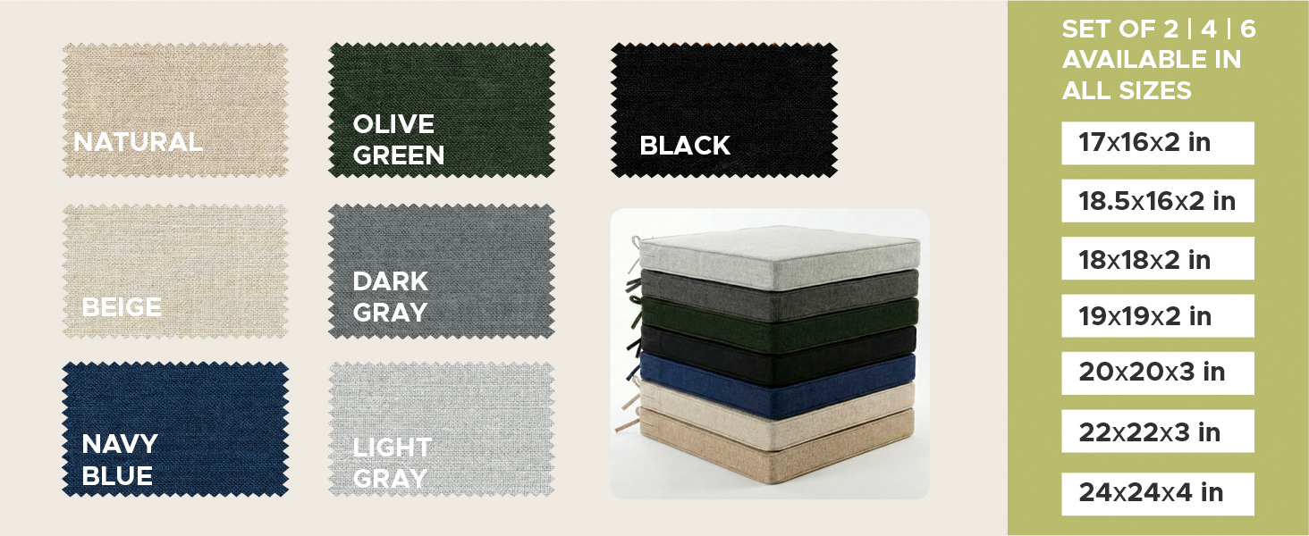 Outdoor Chair Cushions