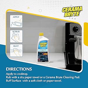 Ceramic cooktop cleaner