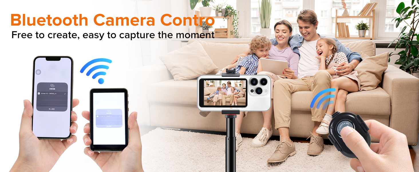 Magnetic Phone Vlog Selfie Monitor Screen