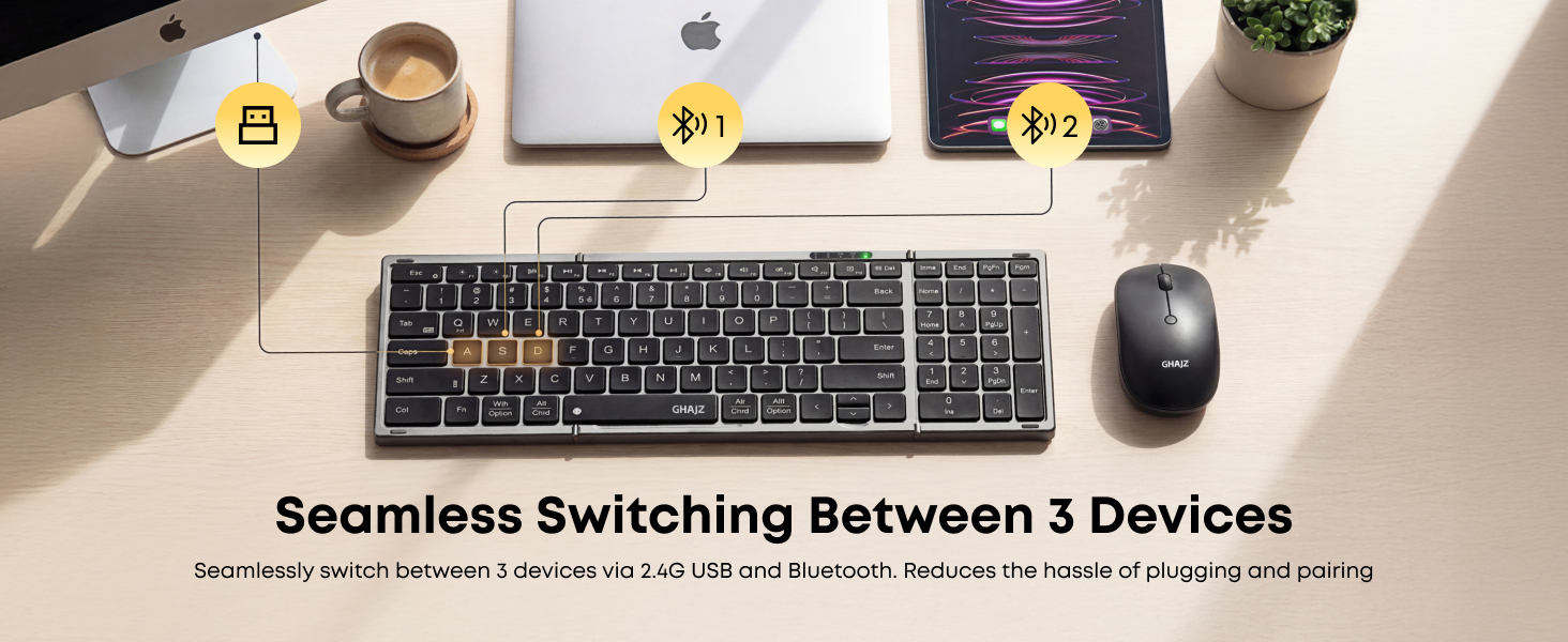 Seamless Switching Between 3 Devices