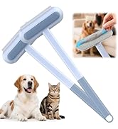 2 Pack Pet Hair Removal Tool, 2026 New 4 in 1 Dog Cat Hair Remover for Furniture, Reusable Pet Ha...