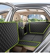 Pecute Dog Car Seat Cover for Back Seat 53.54 * 23.62 in, Car Window Fixing for Maximum Car Prote...