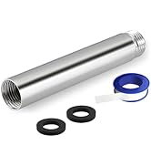 Nuodan Shower Head Extension Arm, Solid Stainless Steel Shower Pipe Extension, For Lowering or Ex...