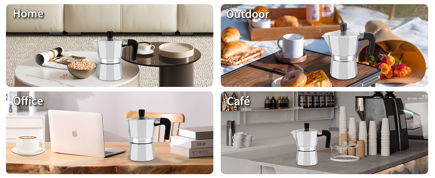 Stovetop Espresso Maker Moka Pot