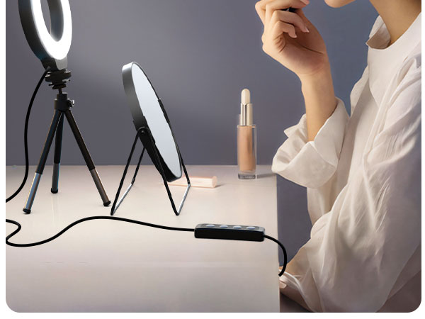 4 inch ring ligh and tripod