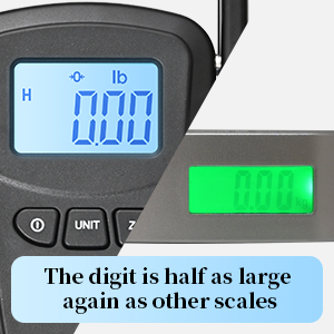 large screen luggage scale