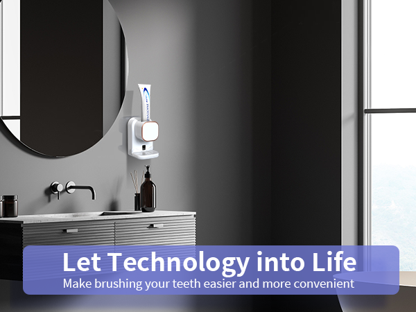 Wall Mounted Electric Toothpaste Dispenser for Kids and Adults