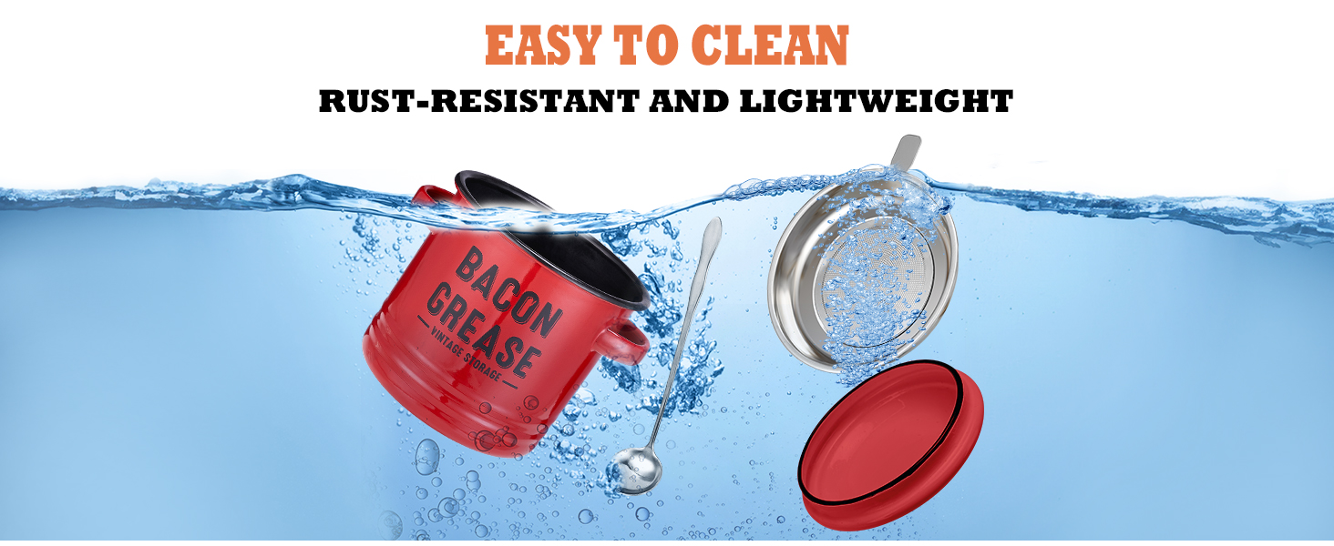 bacon grease container
