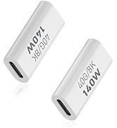 Duttek USB C Coupler 40Gbps, PD140W and 8K@60Hz Video Display, USB C Female to Female Adapter, Ty...