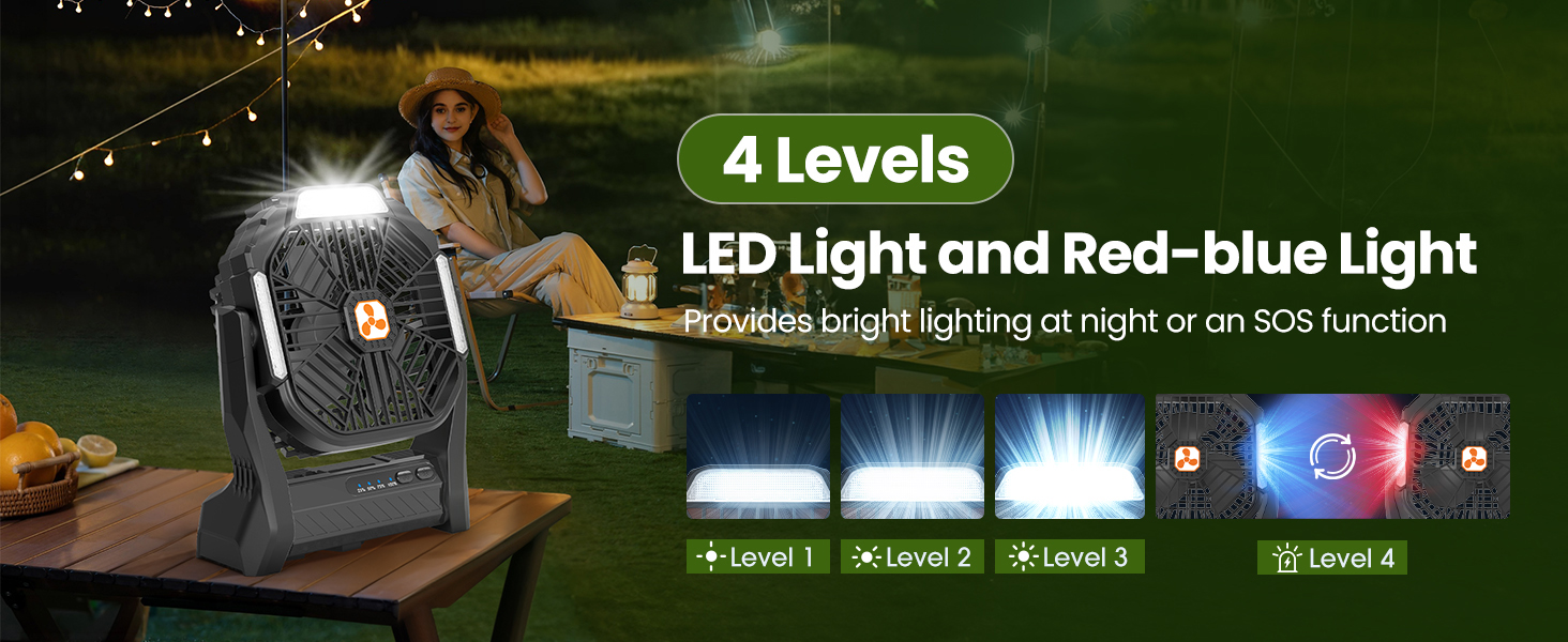 rechargeable fan portable