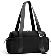 WLLWOO Small Gym Bag for Women with Wet Pocket, Mini Travel Duffle Tote Bag, Lightweight Workout ...