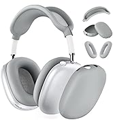 Silicone Case Cover for AirPods Max Headphones, Anti-Scratch Ear Pad Case Cover/Ear Cups Cover/He...