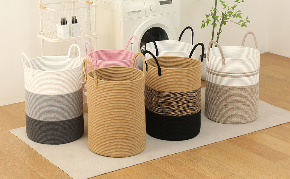 Toy Storage With Handle Large Baskets for Organizing