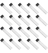 20 Pack A3144 Hall Effect Sensor 3Pins Magnetic Detector for Arduino DC 4V-24V Hall Effect