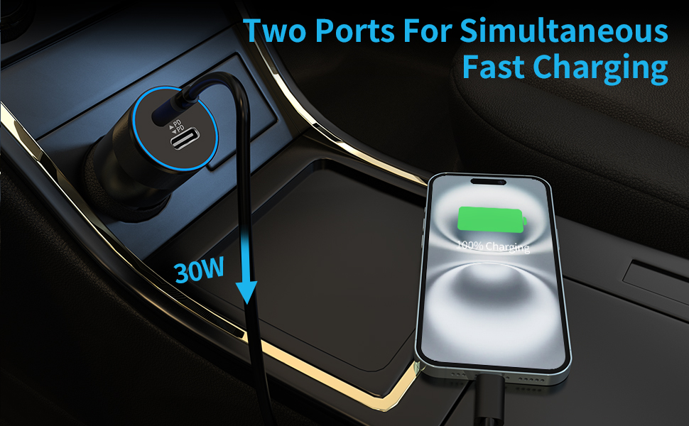 Two Ports Fast Charging