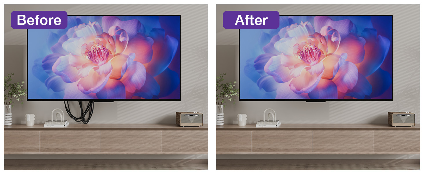 tv wall cable pass through kit