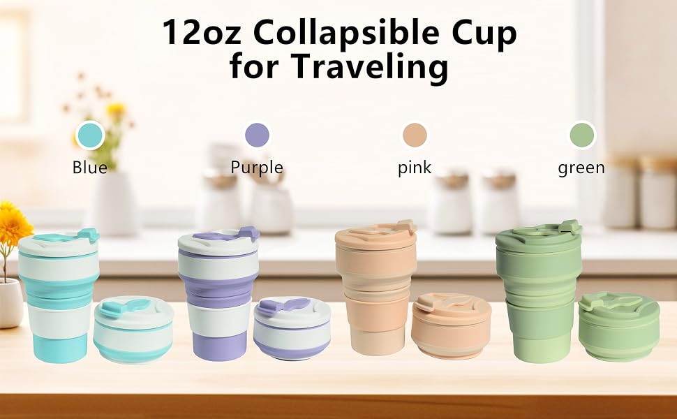 12oz Collapsible Water Bottles