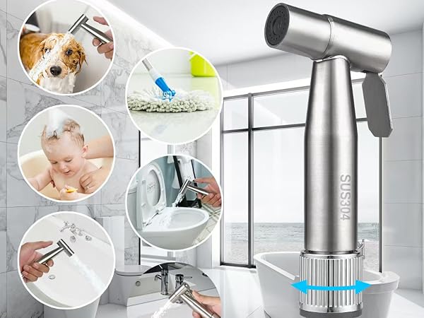 Handheld bidet sprayer