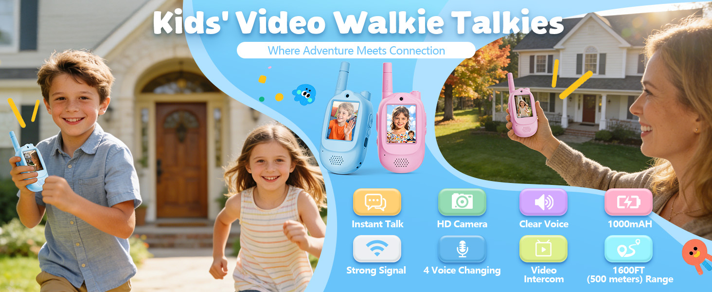 video walkie talkies for kids