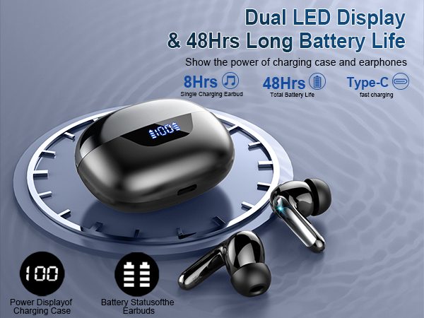 Wireless Earbuds Bluetooth 