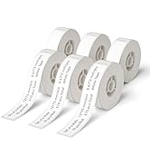 NIIMBOT 6 Roll Set Labels for D110/D11/D101 Label Maker, 12x75mm, Waterproof Labels for Home Offi...