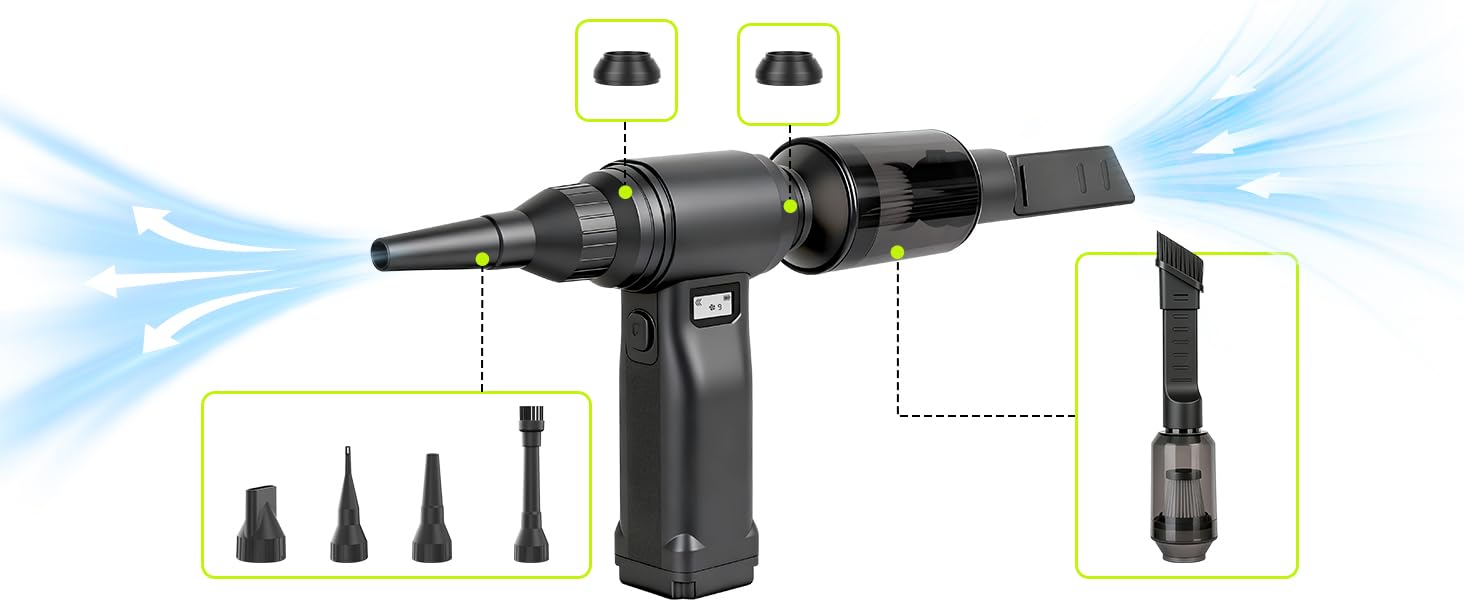 air duster / vacuum cleaner 2IN1