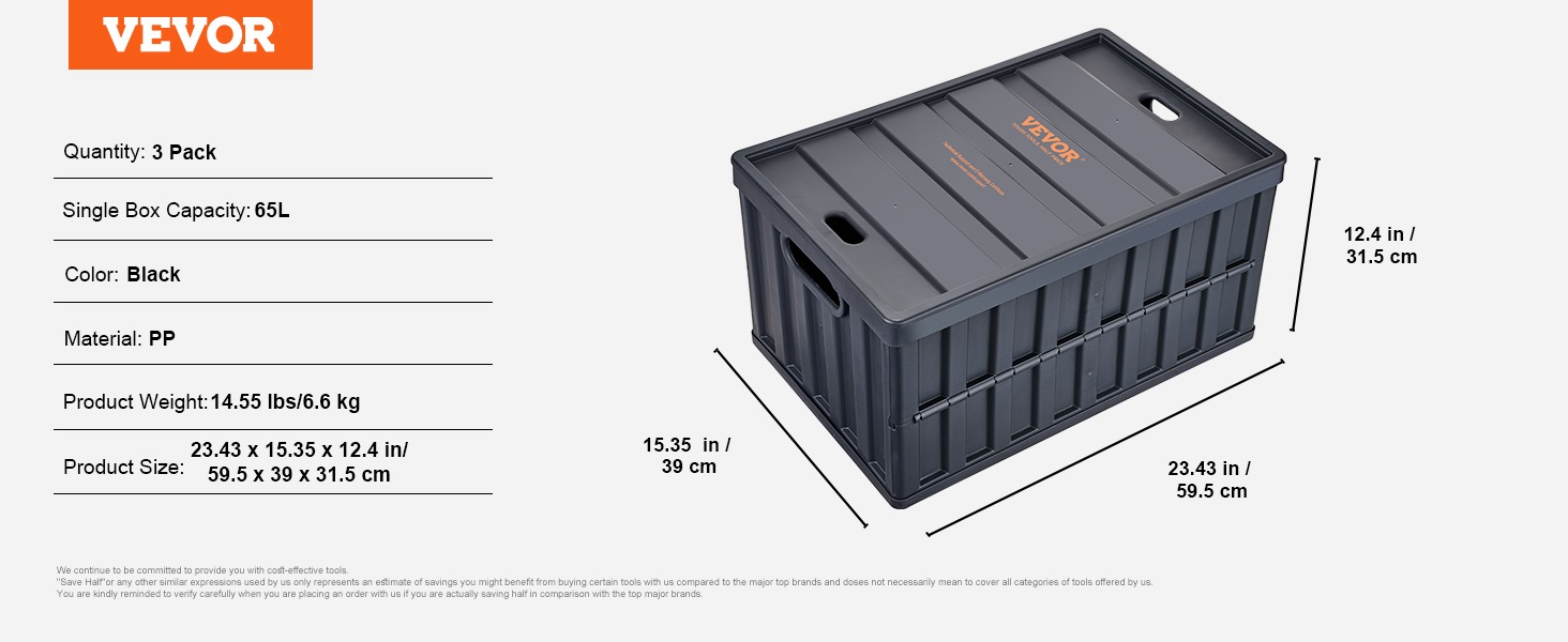 collapsible bins for storage