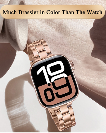 rose gold apple watch bands for women