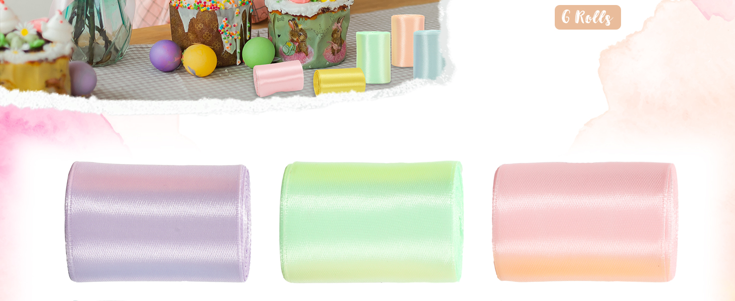 Pastel Satin Ribbon 