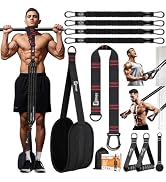 Pull Up Assistance Bands,Up to 300 lbs Assistance,Adjustable Heavy Duty 4 Resistance Bands for Pu...