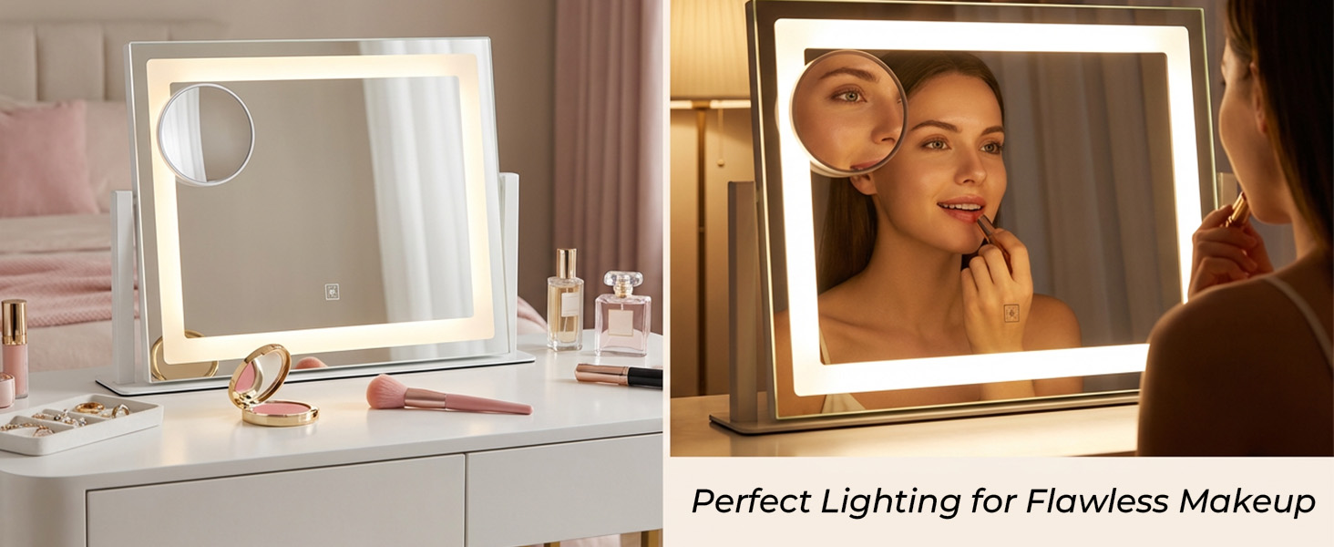 orelease Vanity Mirror with Lights W3302-1